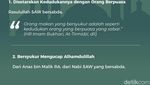 Infografis: 5 Hadits tentang Bersyukur, Pahami agar Terhindar dari Sifat Takabur