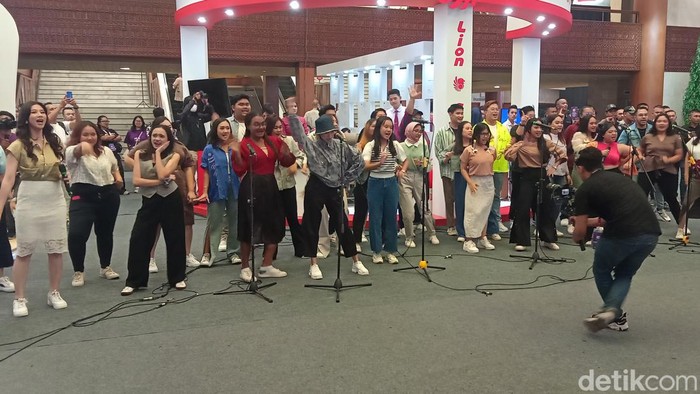 Flashmob Choir di Hub Space 2023.