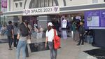 Hub Space X KAI Expo 2023 Ramai Pengunjung, Disapa 3 Bidadari