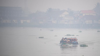 Jam Belajar Sekolah di Palembang Dikurangi Gegara Kabut Asap