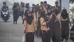Jam Belajar Sekolah di Palembang Dikurangi Gegara Kabut Asap
