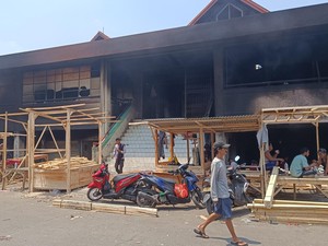 Polres Bogor Tunggu Puslabfor soal Penyebab Kebakaran Pasar Leuwiliang