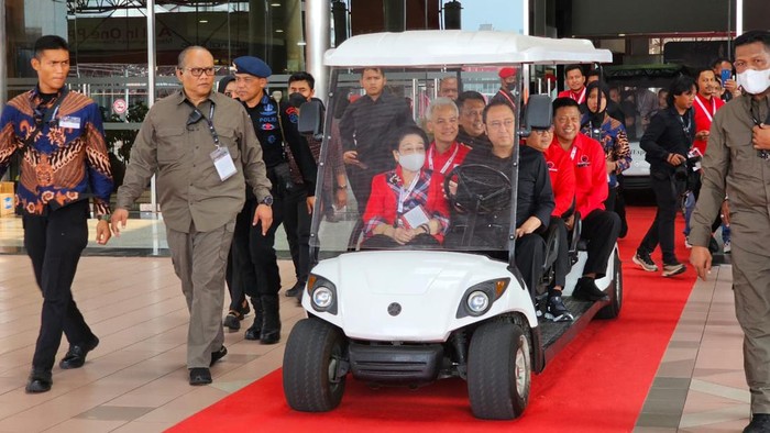 Megawati di Rakernas PDIP