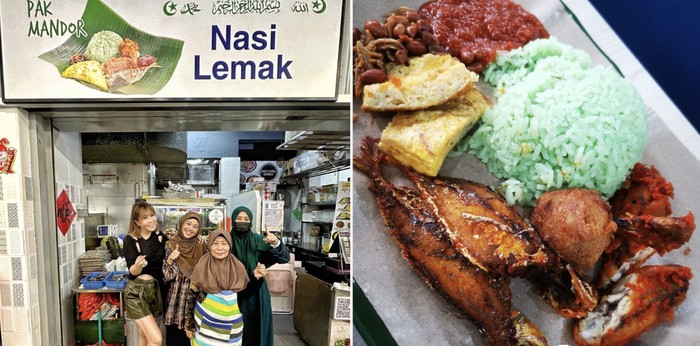 Nasi Lemak Ini Disebut Terbaik di Singapura, Antreannya Panjang!