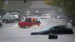 Penampakan Banjir di New York Akibat Curah Hujan Tinggi