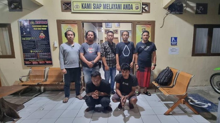 Tampang pelaku pencurian mobil (Foto: Dok Polresta Pangkalpinang)
