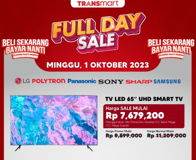 Transmart Full Day Sale 1 Oktober-TV LED
