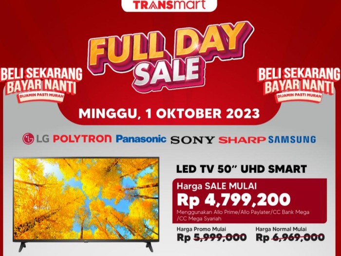 Transmart Full Day Sale 1 Oktober-TV LED