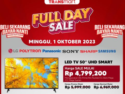 Transmart Full Day Sale 1 Oktober-TV LED