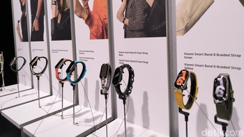 Berbarengan dengan peluncuran Xiaomi 13T Series, Xiaomi juga merilis Xiaomi Smart Band 8 yang dibanderol seharga 39,9 euro atau sekitar Rp 650 ribu. Foto: Rachmatunnisa