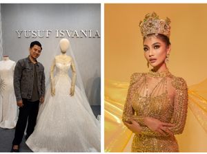 Gaun Rancangan Yusuf Isvania Tampil di Miss Aura International 2023