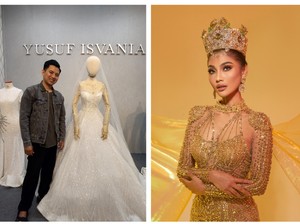 Gaun Rancangan Yusuf Isvania Tampil di Miss Aura International 2023