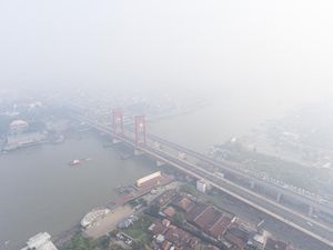 Curah Hujan Menurun, Palembang Terancam Diselimuti Kabut Asap Lagi