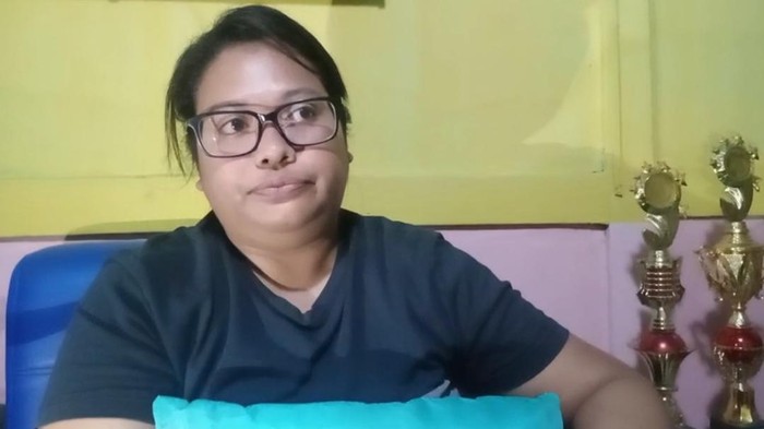 Hilda, istri polisi di Ambon yang mengamuk di sekolah gegara anaknya diimunisasi.