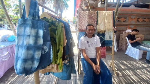 I Made Andika Putra ditemui usai menjadi narasumber di acara Singaraja Literary Festival, di Museum Buleleng, Minggu (1/10/2023).