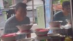 Momen Irjen Krishna Murti Jajan Lontong Sayur hingga Sate di Kaki Lima