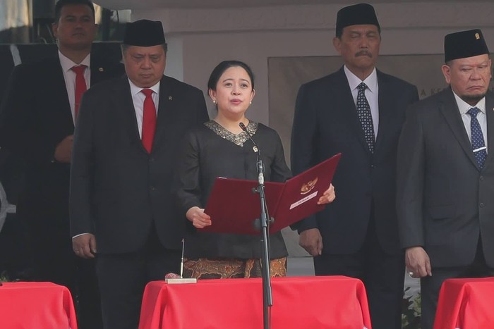 Ketua DPR RI Puan Maharani kembali didaulat membacakan Ikrar Kesaktian Pancasila dalam peringatan Hari Kesaktian Pancasila yang jatuh setiap tanggal 1 Oktober.
