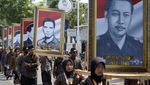 Hari Kesaktian Pancasila, Bendera Merah Putih Membentang 1 Km