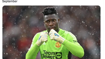 Onana sudah kebobolan banyak gol. Foto: Twitter