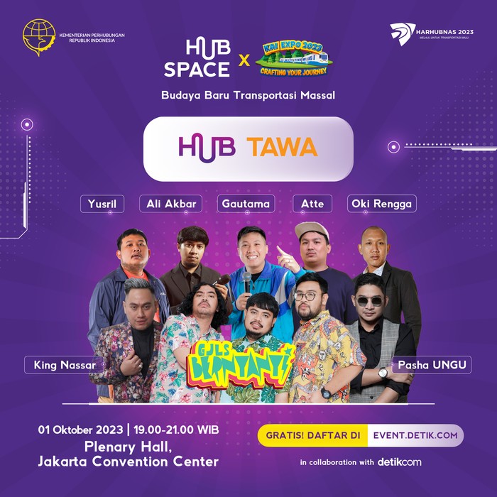 Pasha Ungu dan King Nassar Siap Meriahkan Hari Terakhir Hub Space 2023