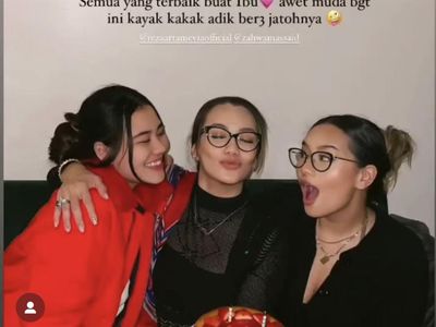 Reza Artamevia Kulineran Seru Bareng Zahwa dan Aaliyah Massaid