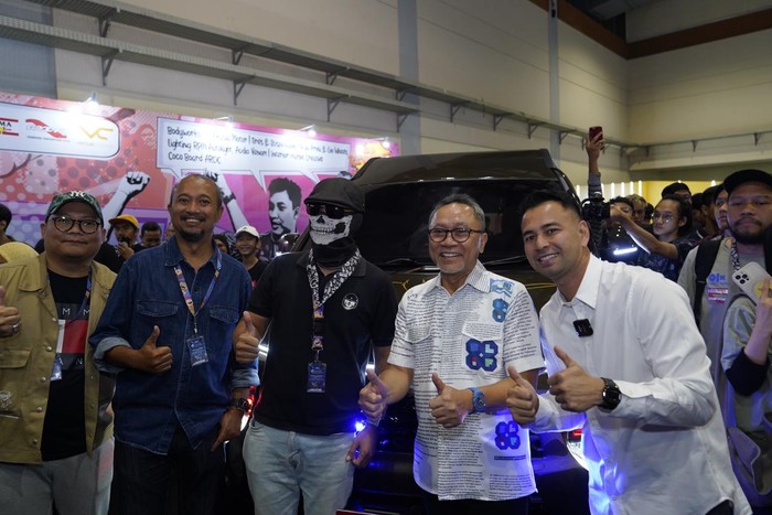 Serunya Zulhas Keliling IMX 2023 Ditemani Fitra Eri-Om Mobi-Raffi Ahmad