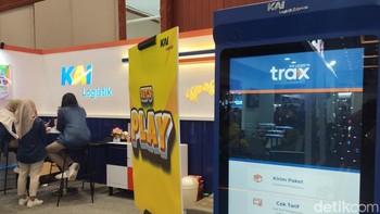 Aplikasi ‘Trax’ dari KAI Logistik sebagai inovasi KAI dalam bisnis pengiriman barang. Foto: Argya D. Maheswara