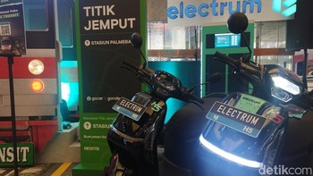 Motor listrik dari Electrum yang digunakan oleh Gojek untuk beberapa driver mereka. Foto: Argya D. Maheswara