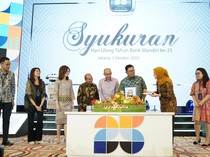HUT Ke-25, Bank Mandiri Pertegas Komitmen Beri Layanan Prima ke Nasabah