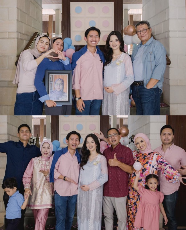 Tampak sederhana, acara gender reveal Sabrina dan Belva juga hanya dihadiri oleh keluarga dan kerabat dekat dari dua belah pihak. Terlihat para tamu yang datang juga ikut berbahagia. Foto: Instagram/@sabrinaanggraini