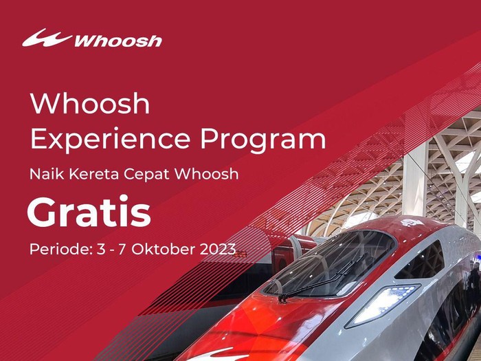 Cara daftar naik kereta cepat gratis