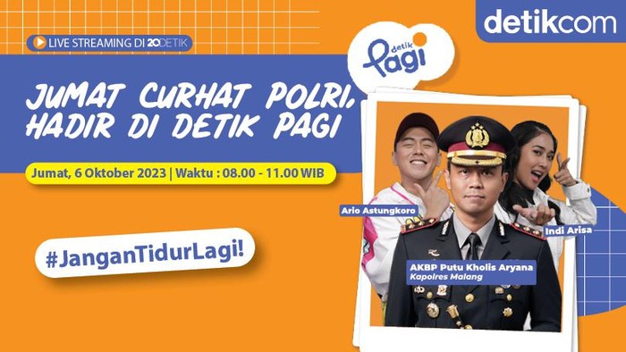 Jumat Curhat Polri di detikPagi