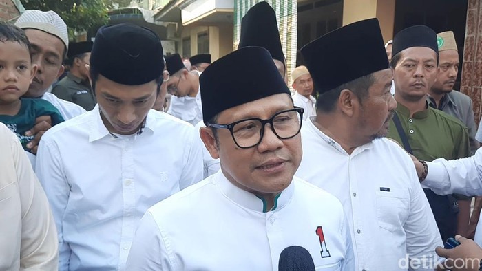 Ketum PKB Muhaimin Iskandar (Cak Imin) di Kudus, Senin (2/10/2023)