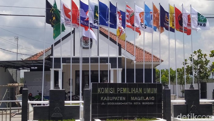 Kantor KPU Kabupaten Magelang.