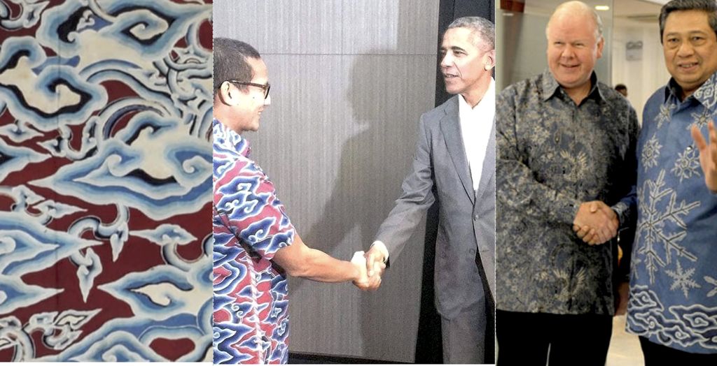 Kain batik motif mega mendung