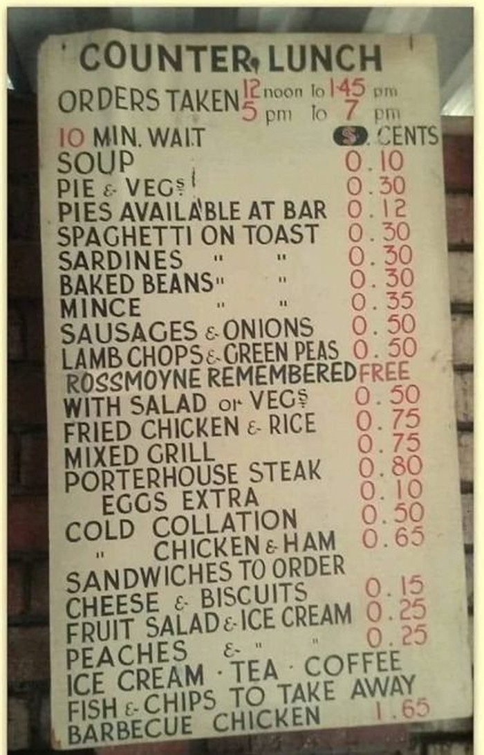 Menu jadul Menu jadul