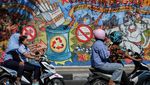 Mural Rokok Ilegal Mejeng di 26 Titik Kota Solo