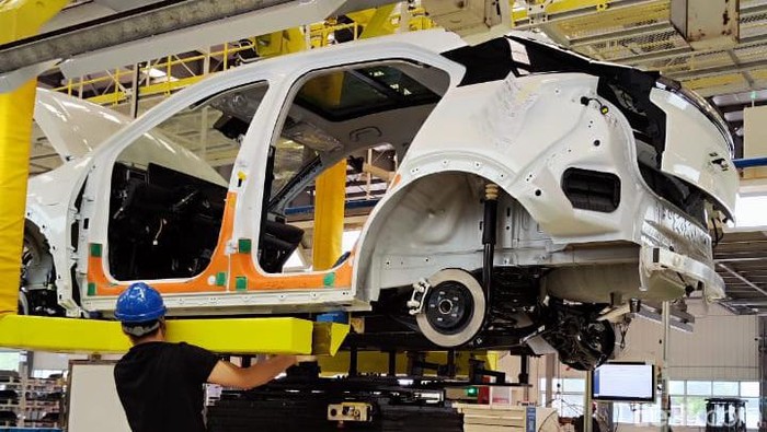 Pabrik mobil listrik neta di China