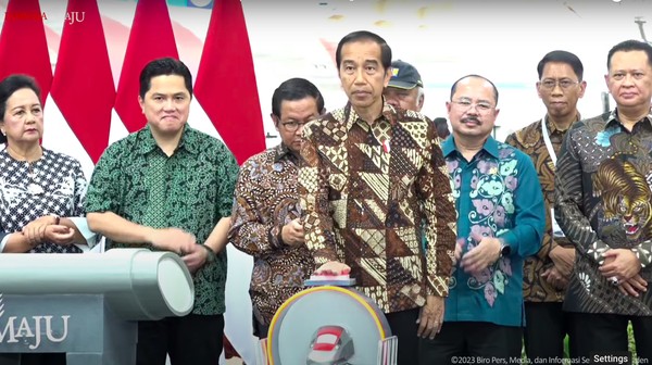 Sambutan Lengkap Jokowi dalam Peresmian Kereta Cepat Jakarta-Bandung