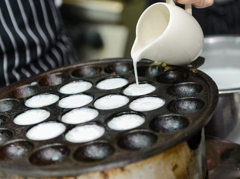 Proses pembuatan  Kanom Krok