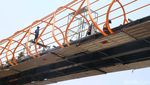 Proyek JPO Kebayoran Lama Terus Dikebut