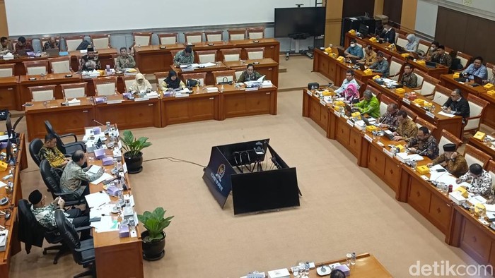 Rapat Komisi VIII DPR, Senin (2/10/2023). (Anggi Muliawati/detikcom).