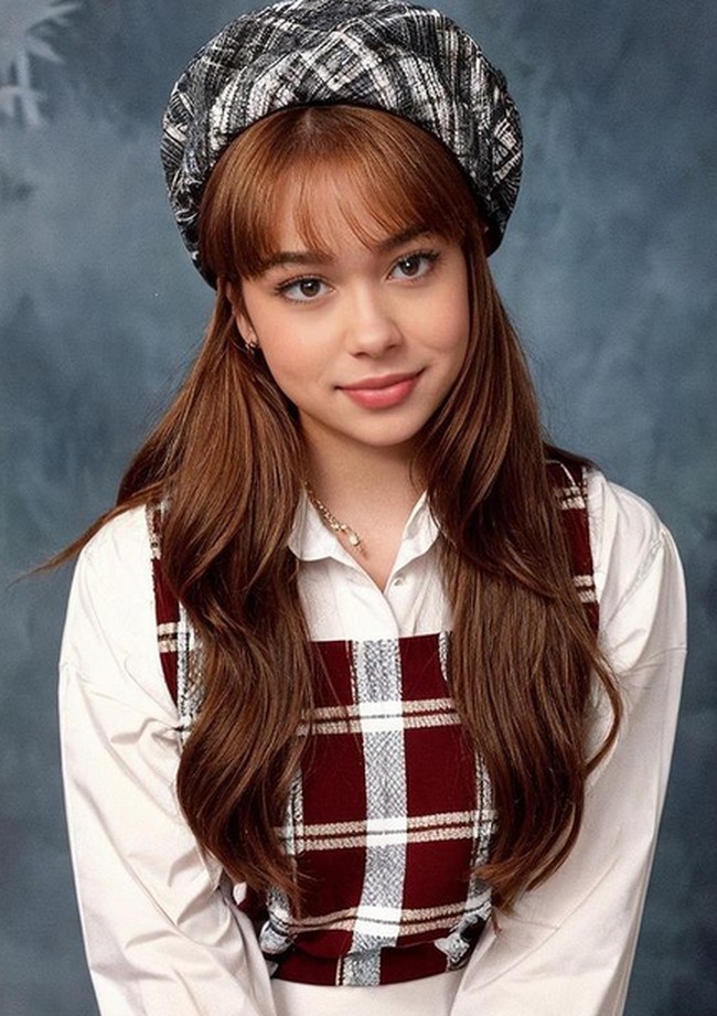 Kekasih dari model Fadly Faisal itu juga tampil dengan cap dan vest kotak-kotak. Gaya Rebecca ala anak ’90-an. Foto: dok. Instagram/@rklopper