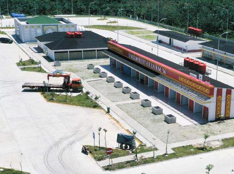 Segera Beroperasi, Ini Wajah Rest Area Tol Pekanbaru-Bangkinang