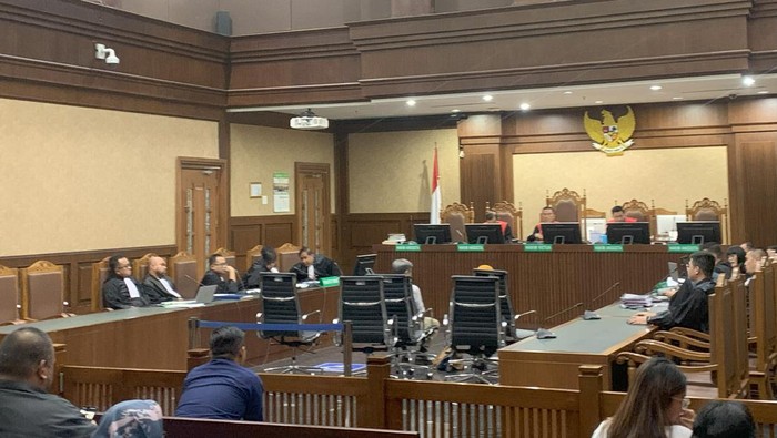 Sidang Rafael Alun Trisambodo pada Senin (2/10/2023)-(Mulia/detikcom)