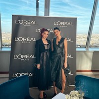 Tasya Farasya mendapat kesempatan bertemu dan mewawancarai Kendall Jenner di acara L’Oreal Paris yang diadakan di Paris, Prancis, belum lama ini. Foto: Instagram/@tasyafarasya
