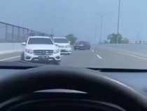 Duh! Mercy-Vellfire yang Putar Balik di Tol Desari Nunggak Pajak