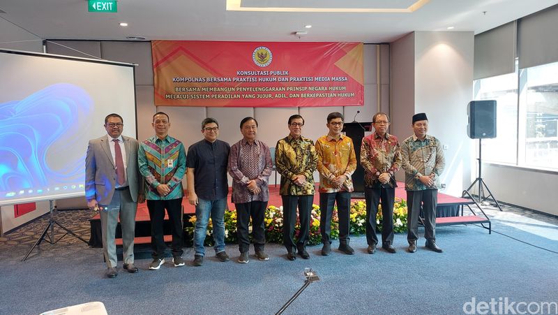 Acara 'Konsultasi Publik Kompolnas Bersama Praktisi Hukum dan Praktisi Media Massa' . (Rumondang Naibaho/detikcom)
