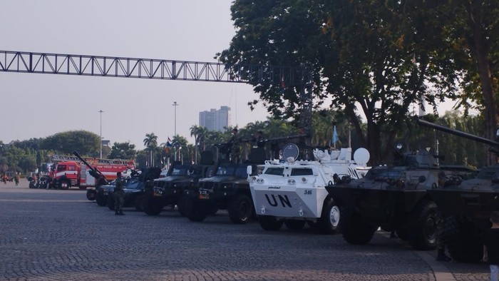 Alutsista yang akan dipamerkan sat HUT ke-78 TNI