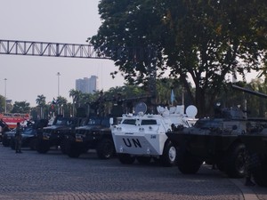 Deretan Alutsista Ramaikan Gladi Bersih HUT TNI ke-78 di Silang Monas